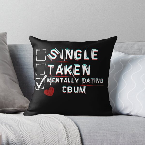 Mentally Dating CBUM Throw Pillow RB2801 product Offical cbum Merch